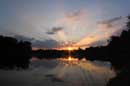 Sunset Crepuscular Rays, July 13, 2006 - � 2006 - Lauri A. Kangas