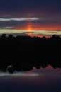 Summer Sun Pillar imaged on August 25, 2005 - � 2005 Lauri A. Kangas